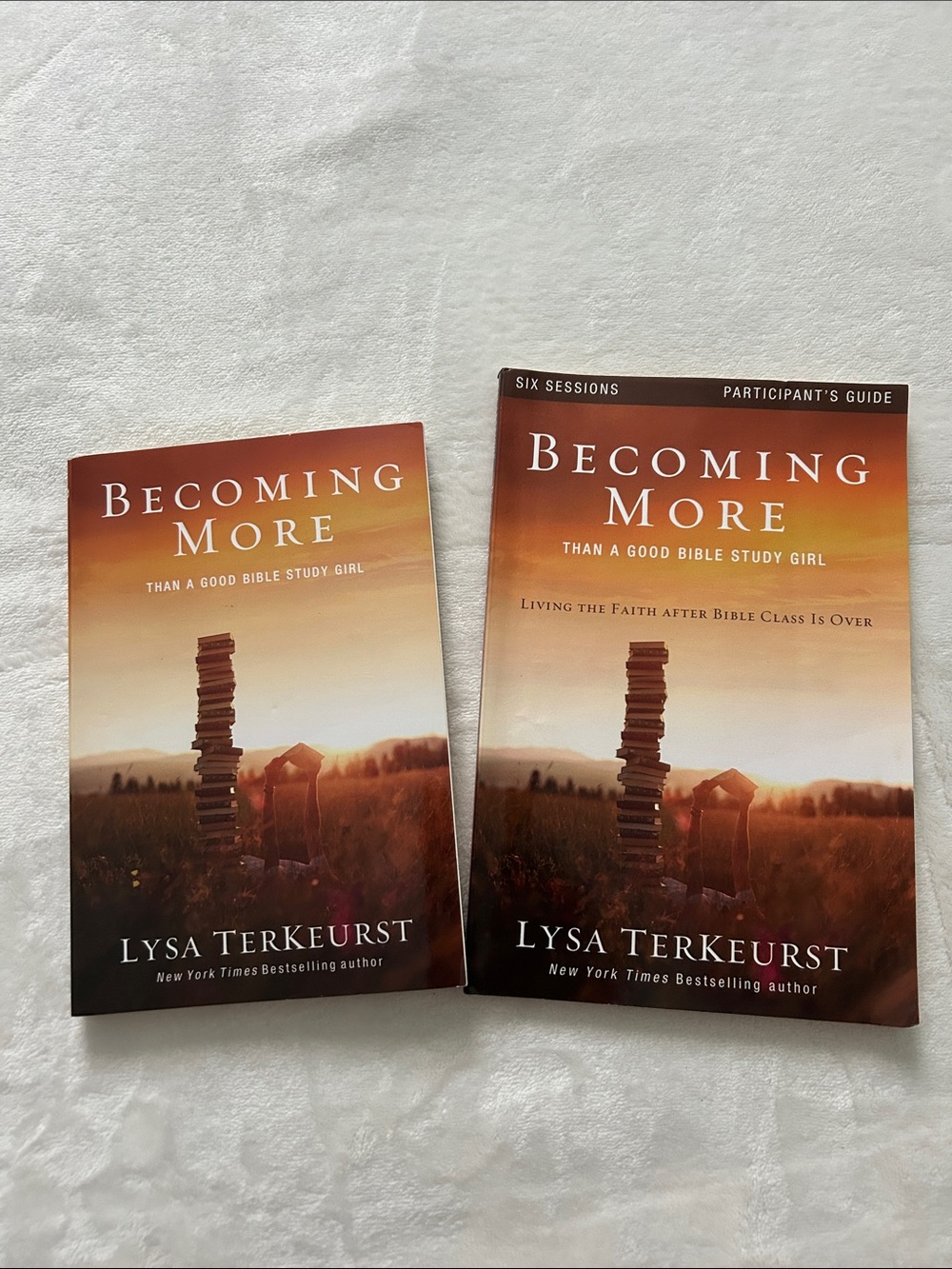 Becoming More by Lysa TerKeurst - Orange Gradient Paperback Set